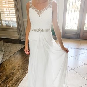 White Beaded Gown